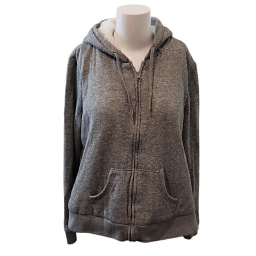 [New Look] Super Thick Hooded Zip Up Jacket - Size XL